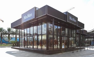 中免集团三亚国际免税城打造max mara 70周年户外限时概念店